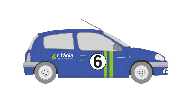 Creation of logo, School Driving Citânia