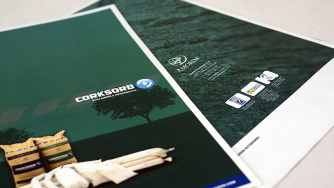 Design of brochure Amorim Group
