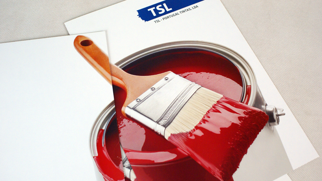 Design de brochura TSL Portugal