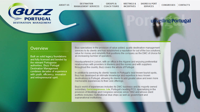 Créer un site web Buzz Portugal