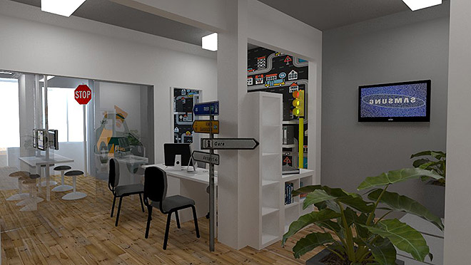 Decoration and store design interior