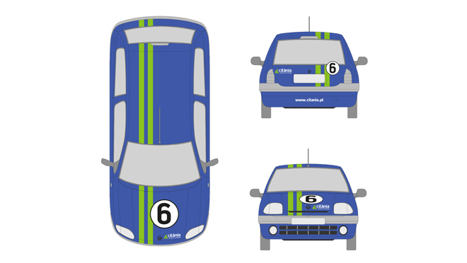 Creation of logo, School Driving Citânia