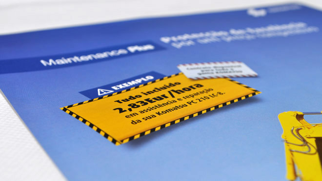 Campaña de publicidad Komatsu