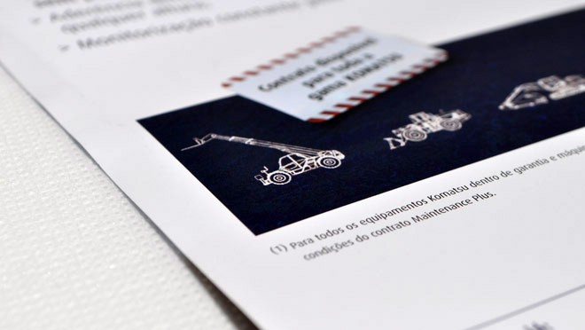 Advertising campaign Komatsu