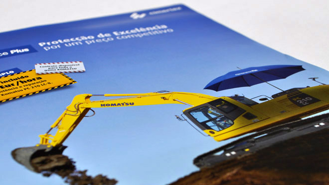 Advertising campaign Komatsu