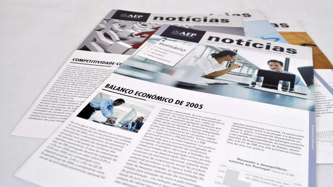 Diseño de boletín de Noticias AEP