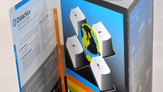 Design de folhetos Exponor