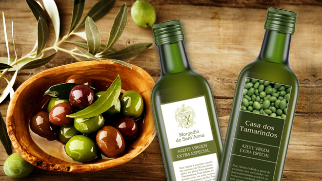La conception de l'huile d'olive étiquettes