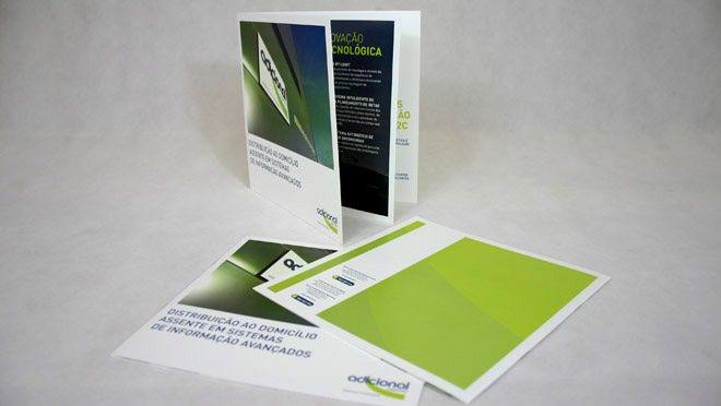 Conception de la brochure pour plus d'