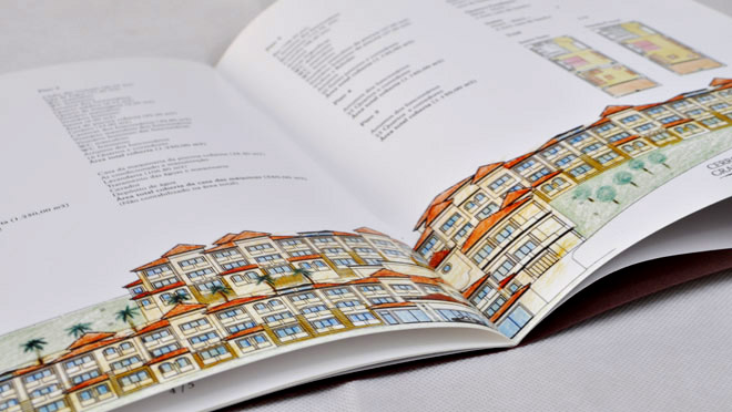 Conception de la brochure de Cerro Grande