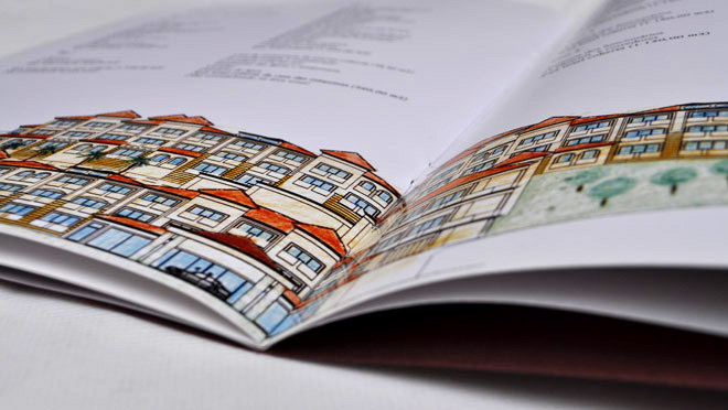 Conception de la brochure de Cerro Grande