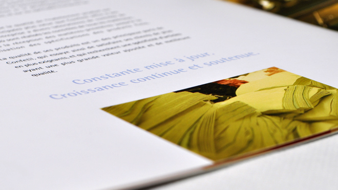 Conception de brochure Confetil