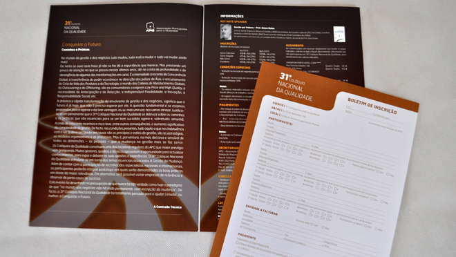 Conception de la brochure de l'APQ