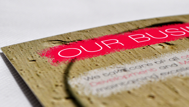 Design of brochures, FOT