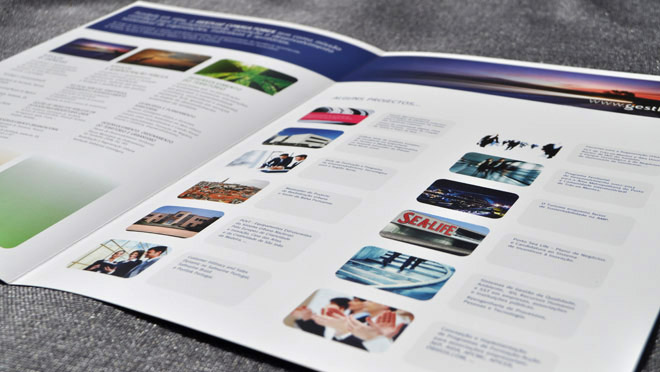 Design of brochure Gestluz