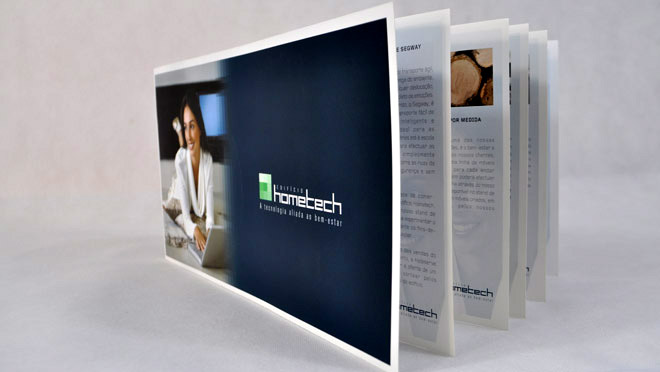 Design de catálogo Hometech