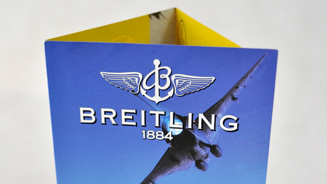 Design gráfico Club Breitling Portugal