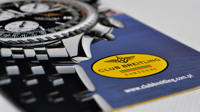 Conception Graphique Club Breitling Portugal