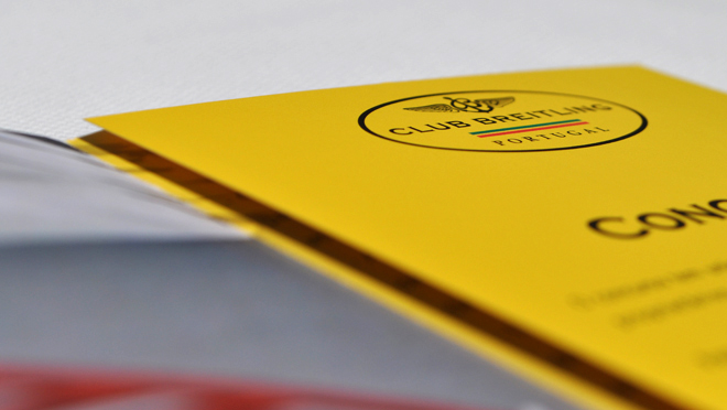 Conception Graphique Club Breitling Portugal