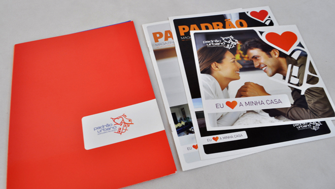 Design de folhetos e brochuras Padrão Urbano