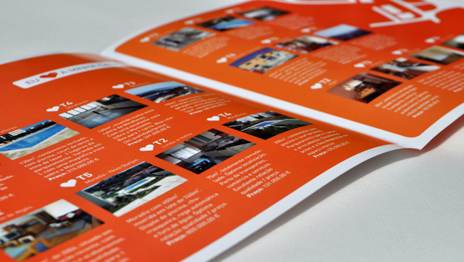Design of flyers, leaflets and brochures Urban Pattern