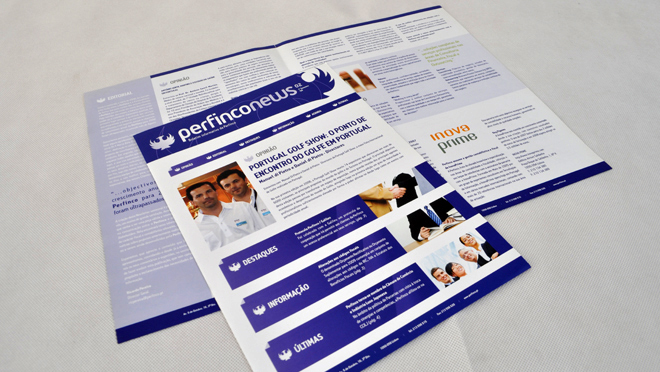 Design de newsletter Perfinco 