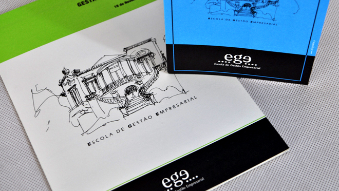 Design de catálogos e folhetos EGE