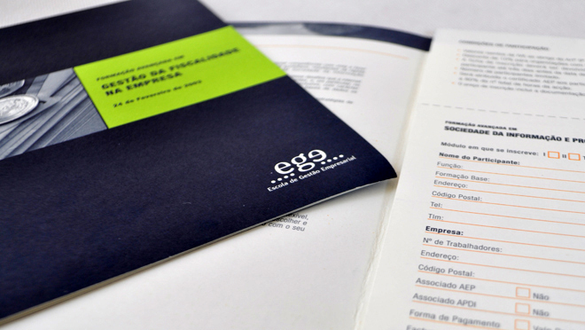 Design of catalogs and brochures EGE