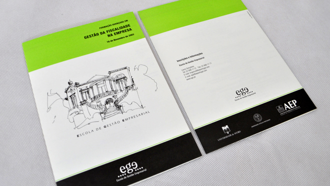 Design of catalogs and brochures EGE