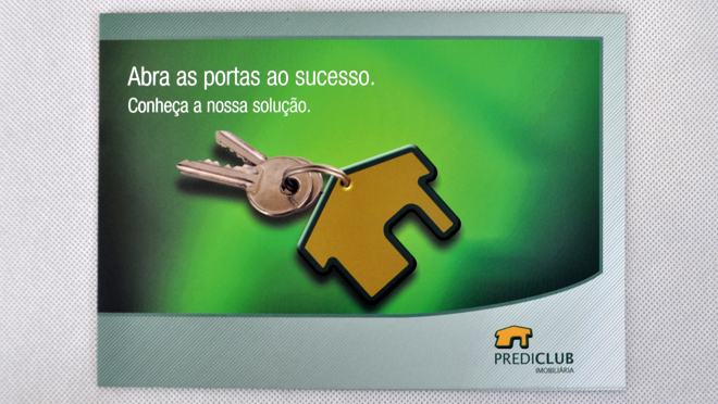Design de folheto Prediclub
