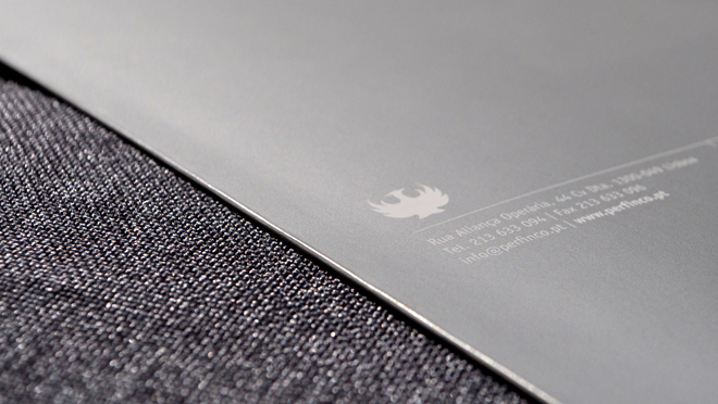 Design of brochure Perfinco