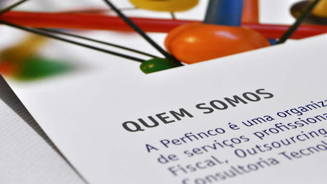 Diseño de folleto Perfinco