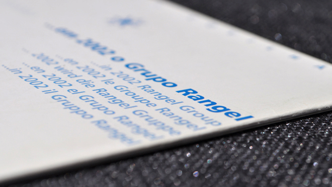 Diseño de folletos Rangel