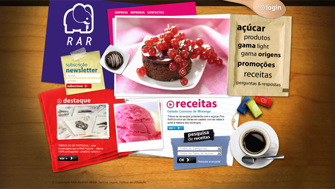 Creación de sitio web RAR Azúcar