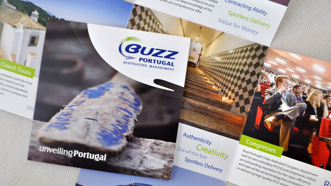 Conception de brochures, Buzz Portugal