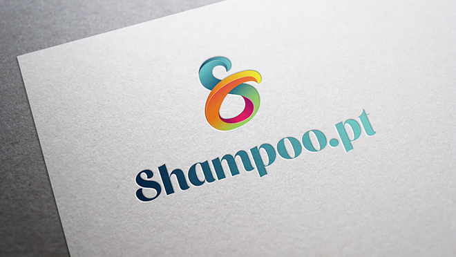 Criação de logótipo e branding Shampoo.pt