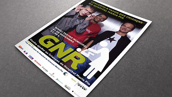 Design of poster concert GRN