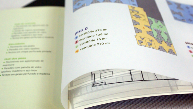Design de brochura Sonae