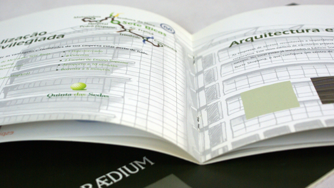 Design de brochura Sonae