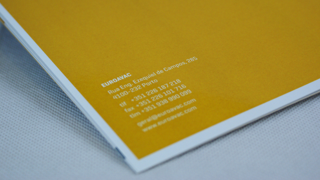 Design de catálogo Euroavac