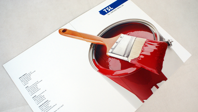 Conception de brochure TSL Portugal