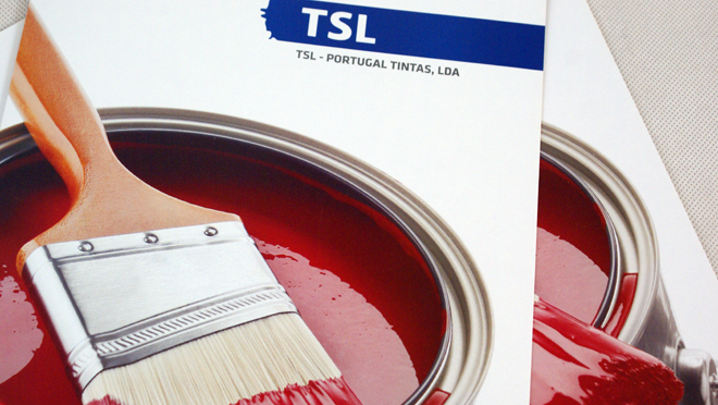 Design of brochure TSL Portugal