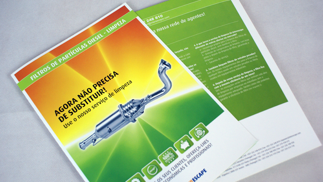 Conception de brochure Interescape