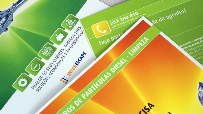 Conception de brochure Interescape