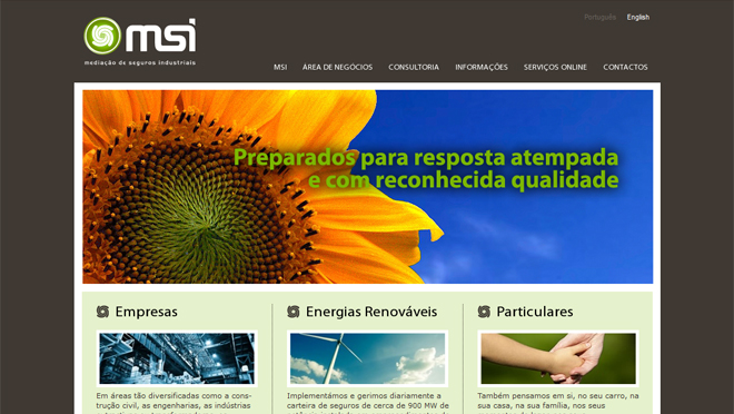 Creation of site MSI Insurance