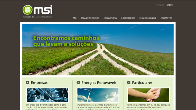 Creación de sitio web de MSI Seguros