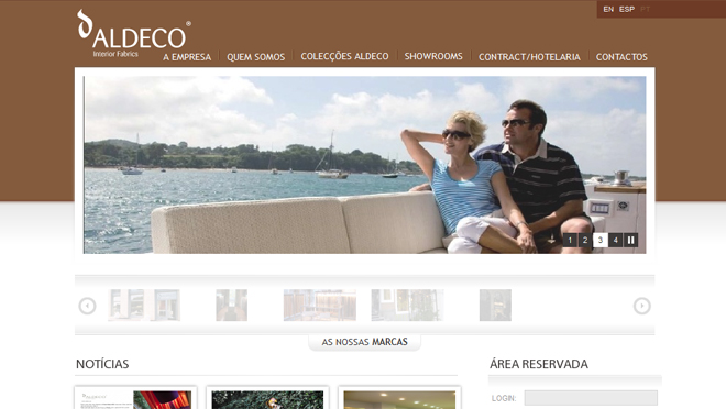 Creación de sitio web Aldeco