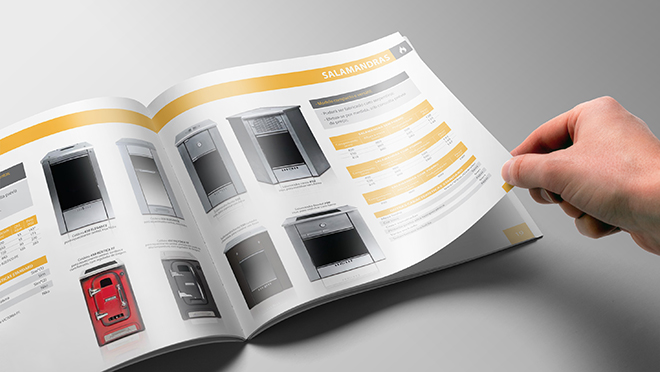 Design of catalogs and brochures EGE
