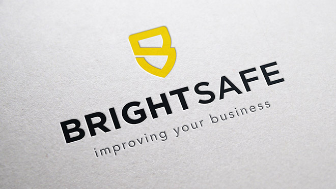 Creación de logo y branding Brightsafe