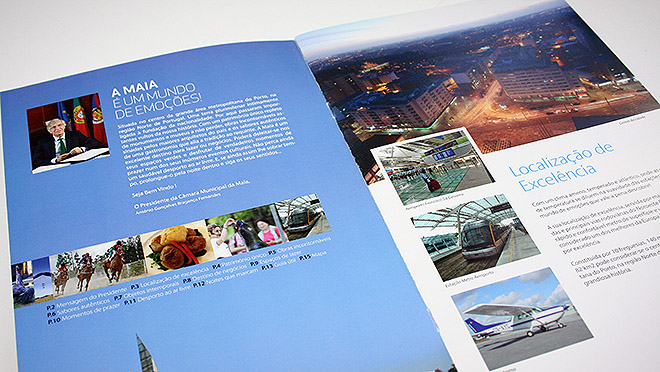 Editorial Design for the Tourism of Maia